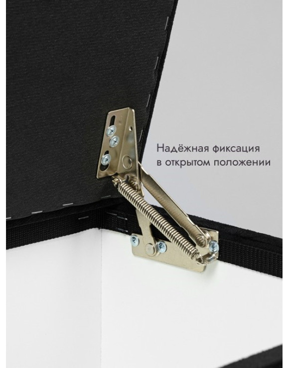 Пуф Ричмонд-120/Велюр/черный