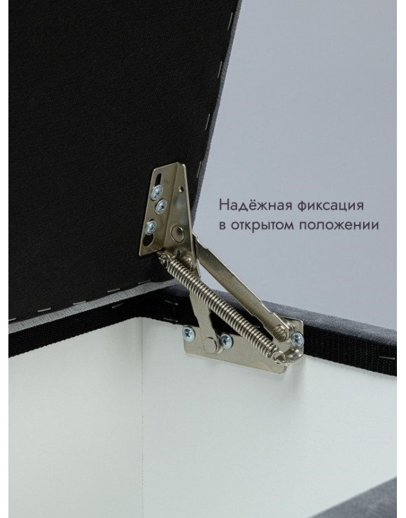 Пуф Ричмонд-120/Велюр/серый