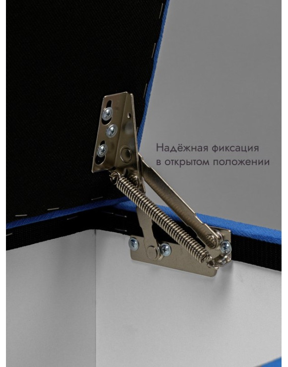 Пуф Ричмонд-120/Велюр/синий