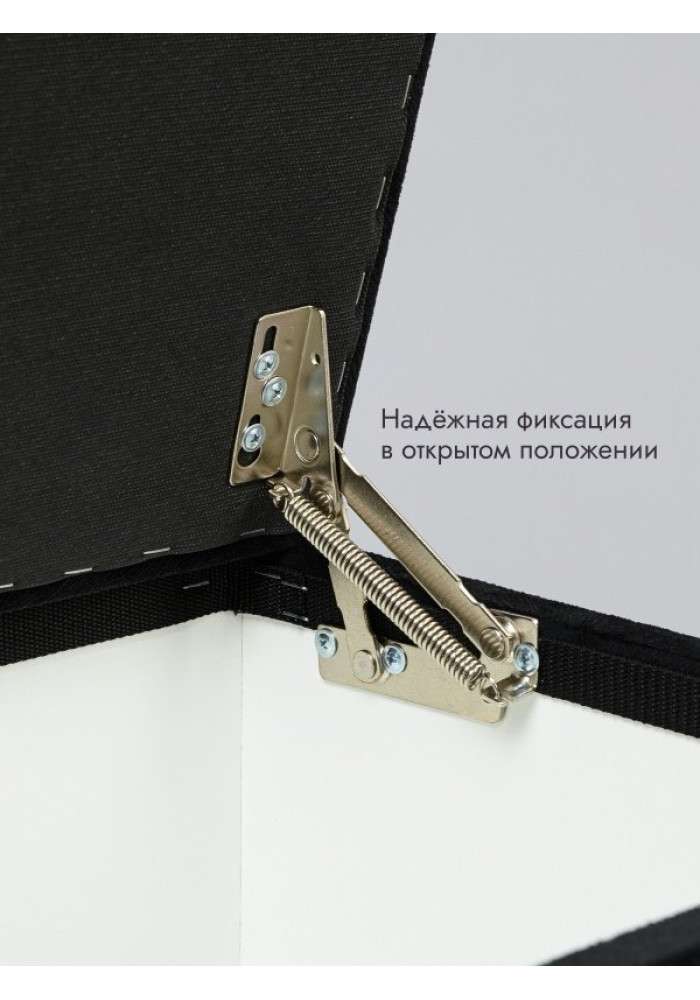 Пуф Ричмонд-96/Велюр/черный