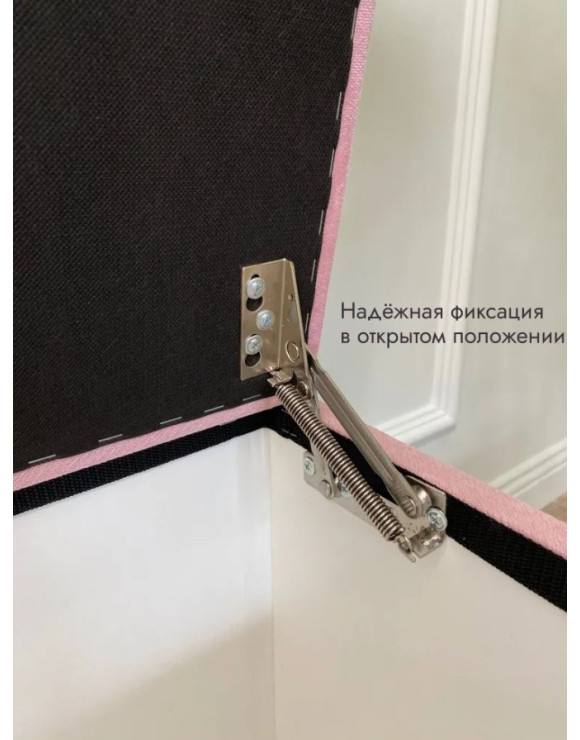 Пуф Ричмонд-96/Велюр/светло-розовый