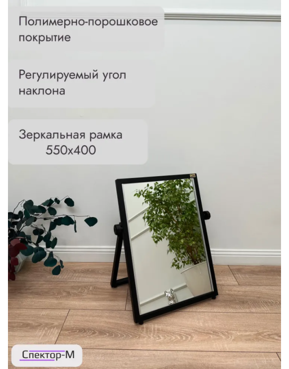 Зеркало напольное обувное/черное