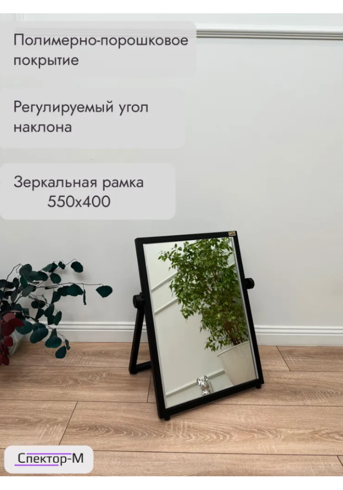 Зеркало напольное обувное/черное